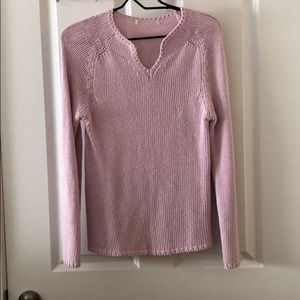 Vintage knit Polo sweater